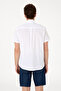 Men's White Short Sleeve Shirt 50298007-Vr013 - 5