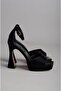 حذاء SEÇ 8188 PLATFORM EVENING (الكعب: 12 سم المنصة: 2.5 سم) أسود - 3