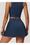 Womens High Waist Contour Seamless Workout Sport Yoga Skirt Tummy Control - 3
