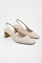 Women's Vinte Ecru Skin Blunt Toe Stiletto - 2
