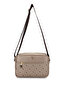 Women's Vegan Gold Messenger Bag