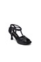 17092-Black Satin Black Glitter