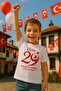 29 October Republic Day Happy Printed Cotton Kids T-Shirt