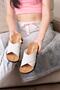 Summer Straw Slippers Home Street Beach Slippers Cross Slippers