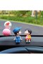 I Love You Written Balloon Holding Loving Couple Figurine Set