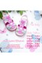 Orthopedic Girl First Step Baby and Kids Sandals Butterfly Series Pink Fuchsia Green Klb2415 - 5