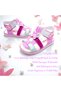 Orthopedic Girl First Step Baby and Kids Sandals Butterfly Series Pink Fuchsia Green Klb2415 - 2