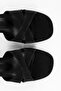 Women's Tilia Black Glitter Platform Heeled Shoes - 4