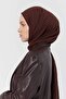 شال ميستو من سلسلة القطن باللون البني المر - 3