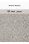 4 Piece Towel Set 550 GSM Quick Dry Highly Absorbent Thick Soft Hotel Quality Light Grey - 4