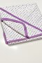 Dotted Baby Girl Combed Cotton Blanket (88X88Cm) Standard Purple - 2