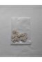Beige Color 2 cm Diameter Polyester Button 20 Pieces. - 4