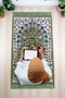 10 Velvet Ravza Patterned Prayer Rug - 5