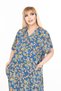 Women's Large Size Summer Woven Short Sleeve Short Length Dress Dress - 7