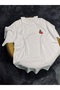 Boxing 100% Cotton Relax Fit Crew Neck White Tshirt - 2