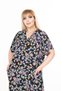 Women's Large Size Summer Woven Short Sleeve Short Length Dress Dress - 3