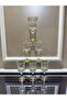 Gold Detailed Standing Coffee Side Water Glass - 2