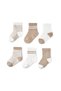 Csyc1003 Baby 6-Pack Socks 100% Organic Cotton, Baby - Newborn - Csyc1003
