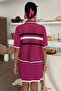 Shirt Collar Skirted Knitwear Suit 10102 - 4