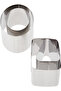 Chef Food Shaping Moulds, Silver, Stainless Steel, 3 Pcs Set - 3