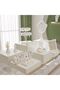 Buffet Risers, Food Risers for Buffet Table, Display Stand Shelf with Hollow Bottoms - 4