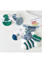 5'Pair Baby & Kids Socks Dinosaur, Circle, Palm Tree Patterned - 5