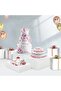 3 Pack Acrylic Buffet Risers for Buffet Table, Acrylic Cube Box Display Nesting Risers | White - 2