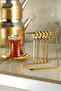 Set of 6 Gold Tea Spoons with Hanging Handle, 18/10 Stainless Steel Serving Spoons