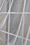 Light Gray Iron-Free Useful 1/2.5 Medium Pleated Natural Natural Ttm Slub Tulle Curtain Emma - 3