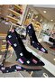 Imported ripped jean model women's stiletto - 3