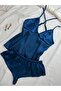 Satin Backless Strappy Hipster Shorts Nightgown Pajama Set (Dowry Custom) - 8
