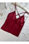 Satin Backless Strappy Hipster Shorts Nightgown Pajama Set - 4