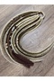 Rastalı African Braided Buckle 15 Pieces - Platinum & Yellow & Auburn - 3