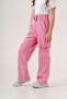 Girl's Side Pocket Belted Linen Trousers 2551 - 2