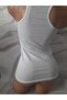White Passion Cotton Elastane Sports Lycra Women's Tank - 5