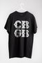 Cbgb Omfug Music Printed Regular Fit Unisex Black T-Shirt 100% Cotton No:0093 - 3