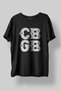 Cbgb Omfug Music Printed Regular Fit Unisex Black T-Shirt 100% Cotton No:0093