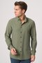 White Stone 2025-Y G2533 Seersucker Shirt Khaki - 2