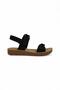 Orthopedix Comfortable Women's Velcro Sandals Qr25202 Black - 2