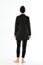Women's Plus Size Full Covered Long Sleeve Tights 6XL Hijab Swimsuit - 3