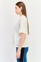 Women Sportswear Fit Short Sleeve Outdoor T-Shirt, Cream - 3