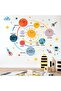 Outer Space Planets Wall Decals - Astronaut Rocket Wall Stickers - 3