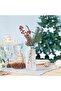 Glass Bud Vases Set of 6 - Diamond Pattern Mini Vases (Clear) - 3