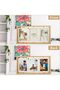 Rotating Floating Picture Frame, 4x6 Inch Double-Sided Display Desk Photo Frame - 3