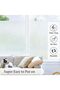 Frosted Window Film Static Cling Privacy UV Heat Control 40x100cm - 4