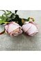 Flojery 10pcs Artificial Long Stem Silk Rose Flowers for DIY Wedding Bouquet Centerpiece (Light Pink - 4