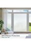Frosted Window Film Static Cling Privacy UV Heat Control 40x100cm - 2