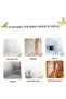 24pcs 3D Pink Butterfly Wall Stickers | 3 Sizes, 2 Styles | Decorations for Party, Birthday, Cake, Crafts & Room Decor | Removable Wall Decals | Pack of 24 (Pink) - 3