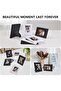 2x3 Photo Frame 6-Pack Mini Plastic Picture Frames (Black + White) - 3