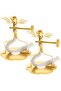2 Pack Oil Lamp Floating Wick Ghee Lamp Holder, 5.5x4cm